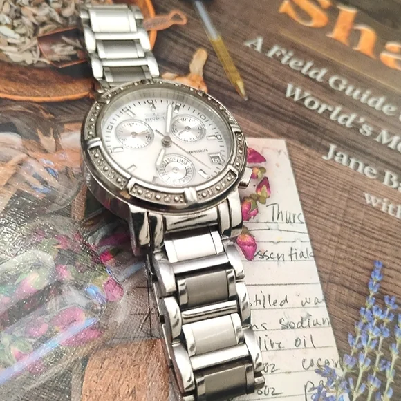Invicta Wildflower Tritnite Stainless Steel Watch Model 4718